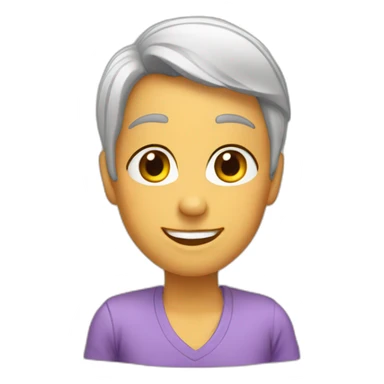 cara de saludo sticker