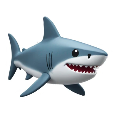 Shark plushie from ikea sticker