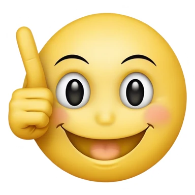 Smiley face with middle finger sticker