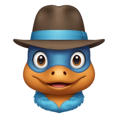 Perry the platypus sticker