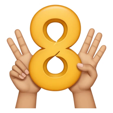 replace the ice cream with the numbers 6 and 7 holding his hands doing this emoji 🫴 and the left is the same emoji but flipped sideways then make the emojis 6️⃣7️⃣ go in each so six gos in the left hand and seven goes in the right hand now make the last picture have a 7 in the right hand sticker