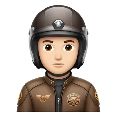 motorcycle biker with helmet sticker