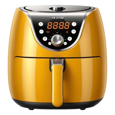 Air fryer Laughing historically sticker