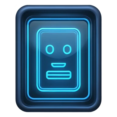  a rectangular neon sign that says RAID sticker