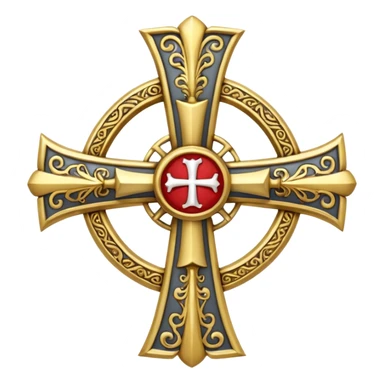  the knights templar cross sec xi sticker