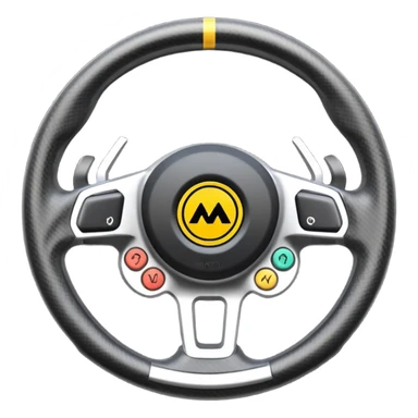 F1 steering wheel sticker