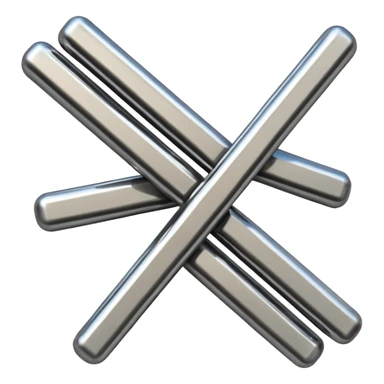 bars merging into one sticker