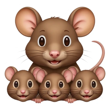rat with family sticker