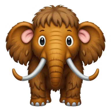 a brown Mammoth sticker