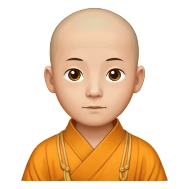 Chinese monk  sticker
