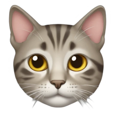 Cat with feline aids sticker