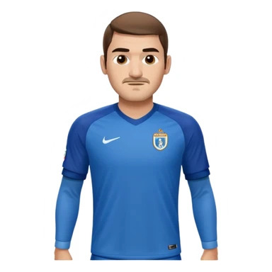 Casillas football player sticker