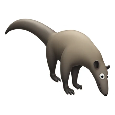 Anteater digging sticker