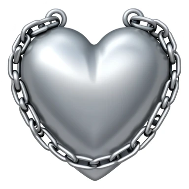 heart wrapped in chains sticker