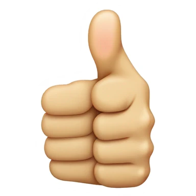 thumbs up emoji with 8 fingers sticker