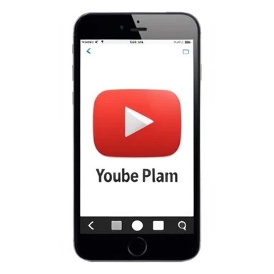 you tube logo play button animated you tube text sticker