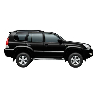 toyota prado 120 black sticker