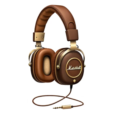 Marshall V headphones brown sticker