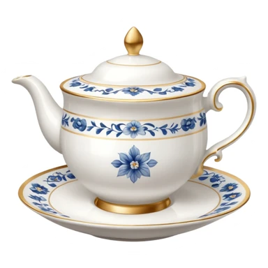 porcelain tea cups sticker