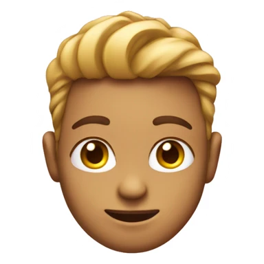 Emoji in love with pink hearts sticker