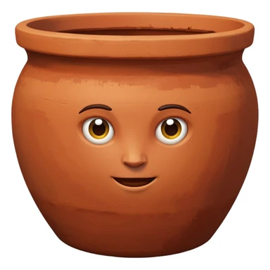 terracotta pot sticker