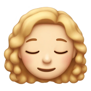 Can you generate a sleepy cute emoji sticker