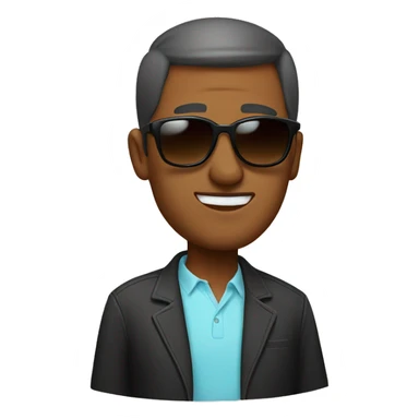 pregnant uncle wih sunglasses sticker