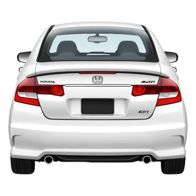 8th gen honda si white sticker