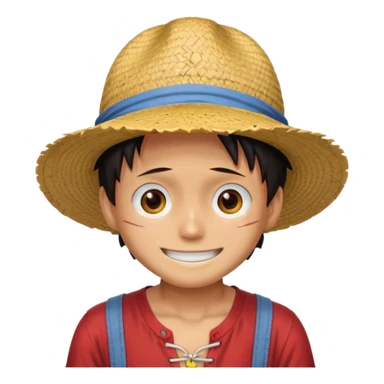 Luffy with scar sticker