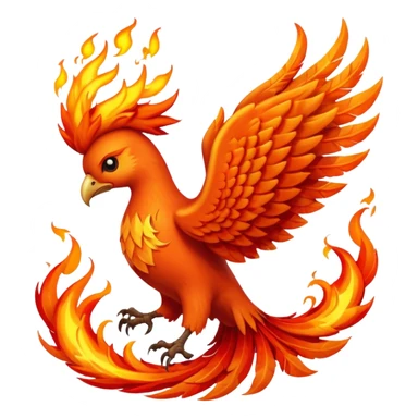 Fire ang Phoenix sticker