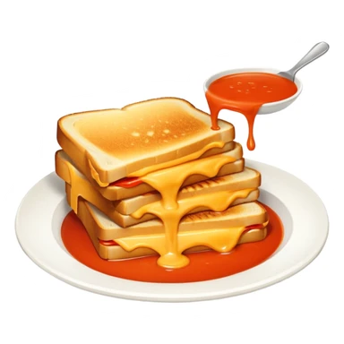 grilled cheese and tomato soup sticker