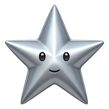 
3-pointed star 3d sticker
