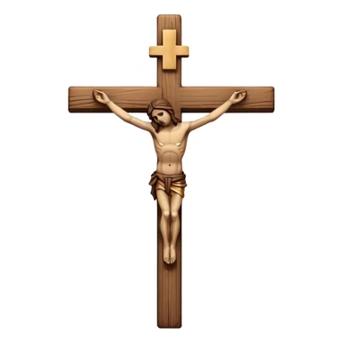 crucifix sticker