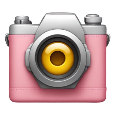 Appareil photo rose sticker