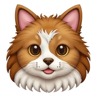 cat fused with dog sticker