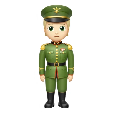 Little Green toy solider sticker
