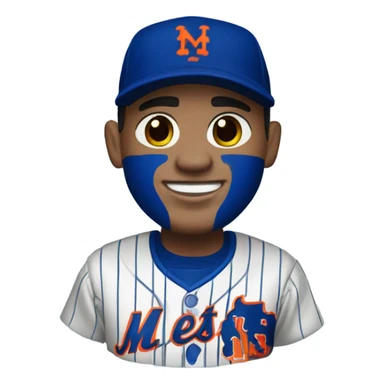 Juan Soto in a mets uniform sticker