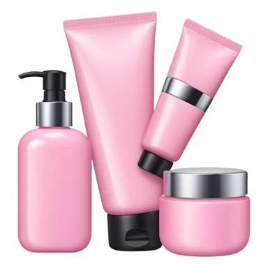 Pink aesthetic skincare sticker