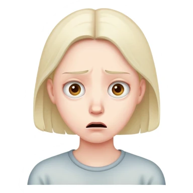 Person with anxiety  sticker