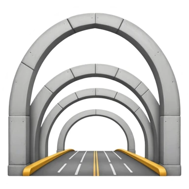 use this bridge. 2 ARCHES, one big platform. you see how there is 2 arches on top sticker