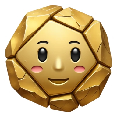 do  gold brut stone  sticker