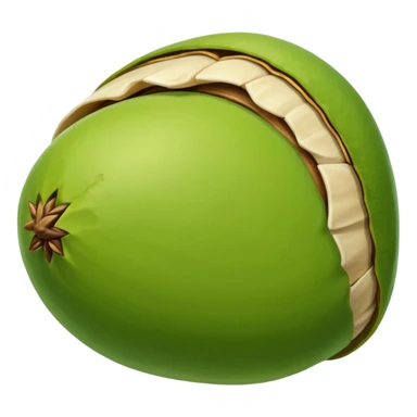 Create a pistachio emoji sticker