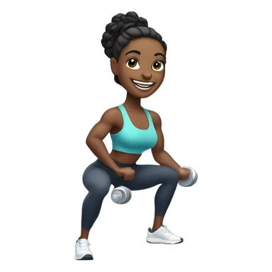 Workout cute sticker