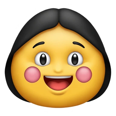 Emoji de un prohibido con la silueta de una persona obesa de fondo sticker