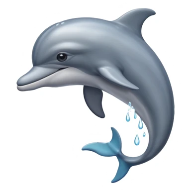 dolphin writer sticker