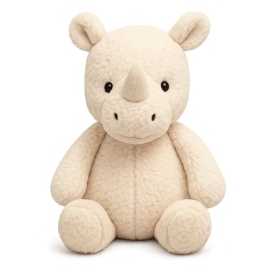 jellycat stuffed plush baby white rhinoceros sticker