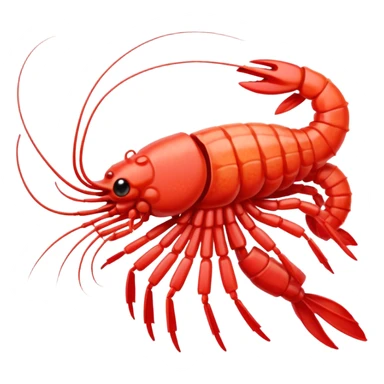 Samurai shrimp sticker