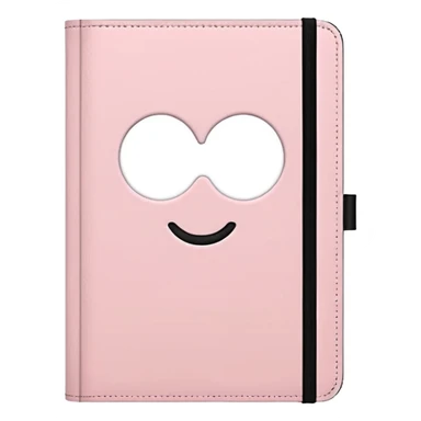 Aesthetic light pink note journal book sticker