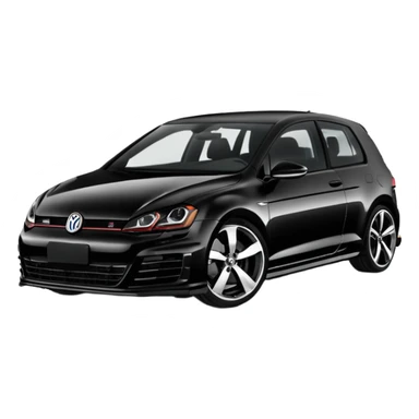 Black Edition Golf R MK7  with no red headlights  sticker