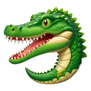 Avion con cabeza de cocodrilo sticker